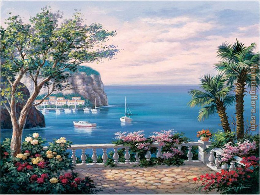 Costa del Sol painting - Sung Kim Costa del Sol art painting